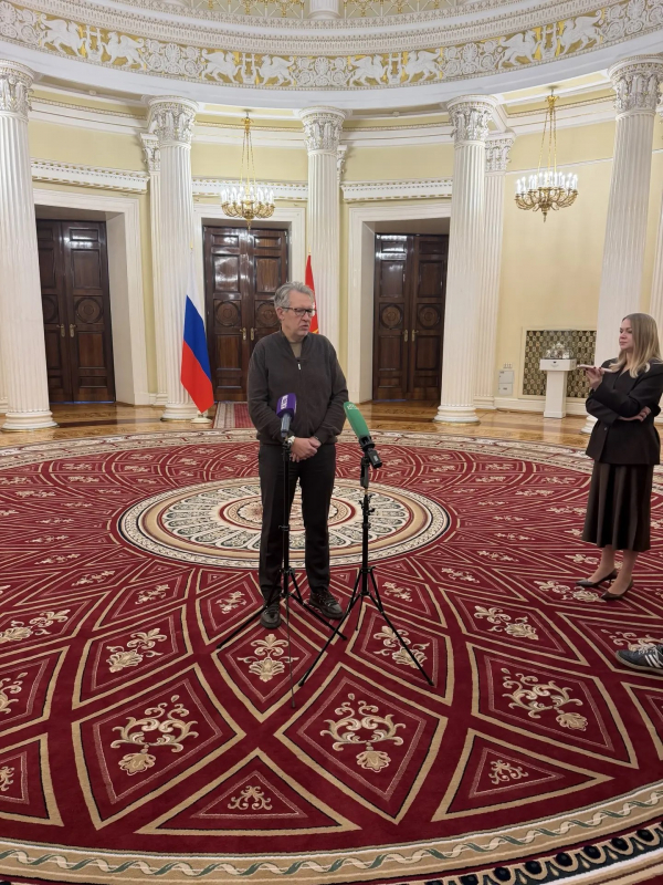 Александр Рассудов принял участие в брифинге для СМИ