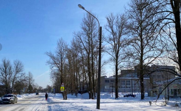 Опасная дорога в Стрельне